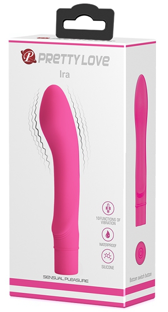 Vibromasseur IRA Pretty Love 12 x 3 cm Rose – Image 2