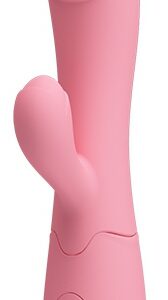 Vibromasseur Rabbit Snappy 9.5 x 3.2cm Rose Pastel