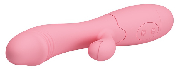 Vibromasseur Rabbit Snappy 9.5 x 3.2cm Rose Pastel – Image 4