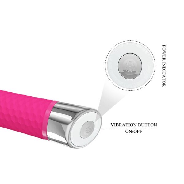 Vibromasseur Reginald 16.5 x 2.7 cm - Rose – Image 8