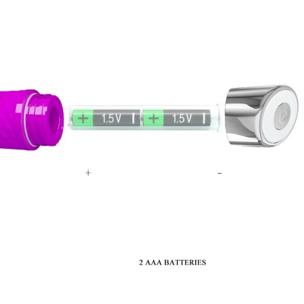 Vibromasseur Reginald 16.5 x 2.7 cm - Violet – Image 9