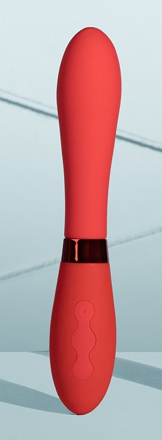 Vibromasseur Smooth Line 11 x 3.4 cm Rouge – Image 5