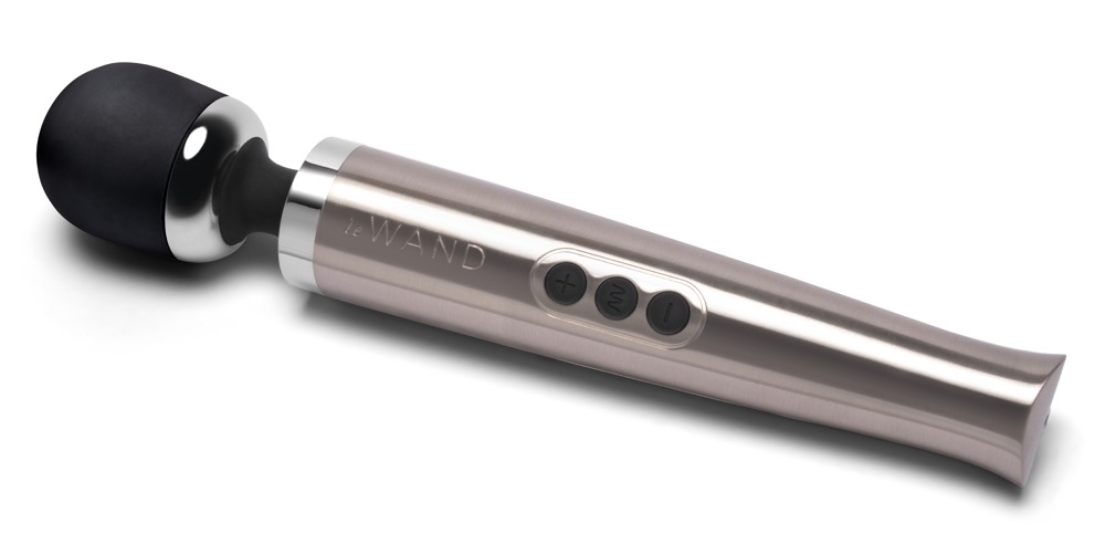 Wand Die Cast Rechargeable 29cm Tête 51mm Gris – Image 4