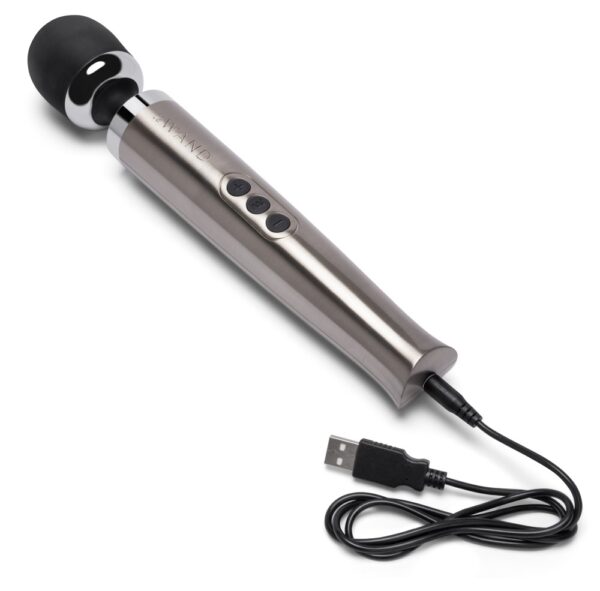 Wand Die Cast Rechargeable 29cm Tête 51mm Gris – Image 6