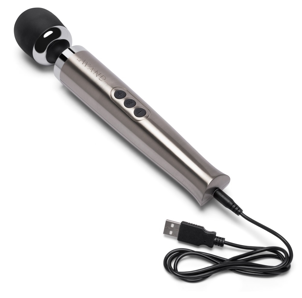 Wand Die Cast Rechargeable 29cm Tête 51mm Gris – Image 6