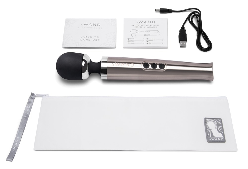 Wand Die Cast Rechargeable 29cm Tête 51mm Gris – Image 8
