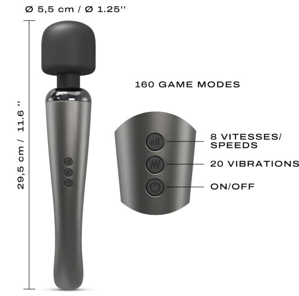 Wand Megawand Dorcel - Tête 55mm Argenté – Image 7