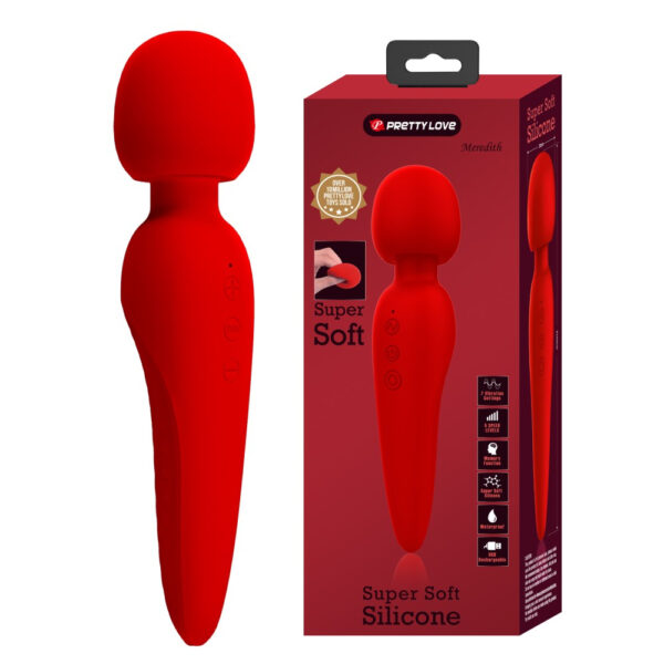 Wand Meredith 21.5cm Tête 50mm Rouge – Image 6