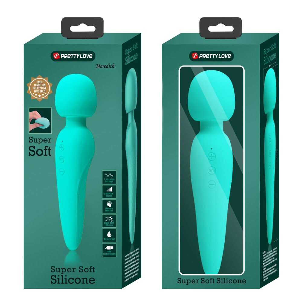 Wand Meredith 21.5cm Tête 50mm Turquoise – Image 2