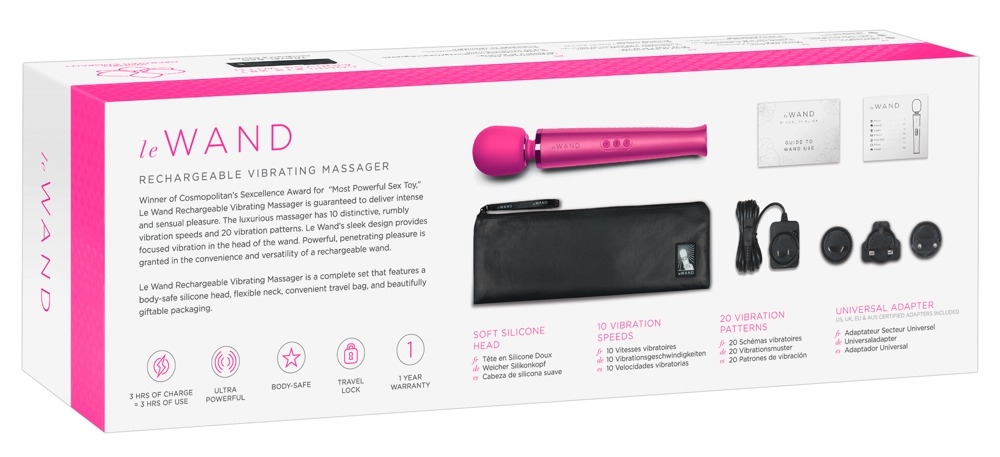 Wand Original 33cm Tête 62mm Rose – Image 3
