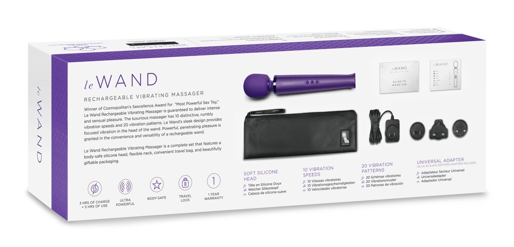 Wand Original 33cm Tête 62mm Violet – Image 3