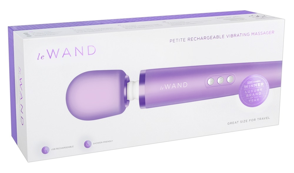 Wand Petite 25cm Tête 47mm Violet – Image 2