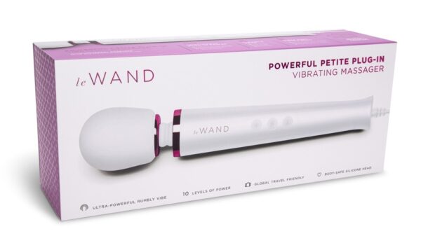Wand Powerful Petite Plug-In 25cm Tête 47mm Blanc – Image 2