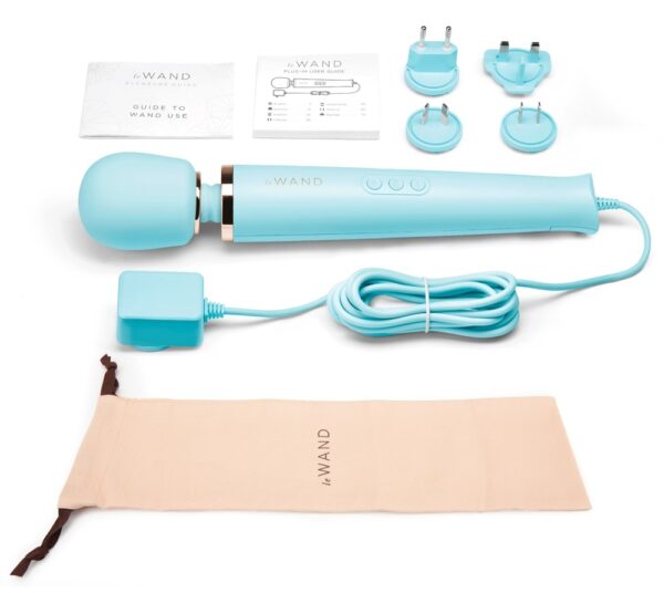 Wand Powerful Plug-In 34cm - Tête 62mm Bleu Ciel – Image 7