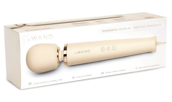 Wand Powerful Plug-In 34cm - Tête 62mm Crème – Image 2