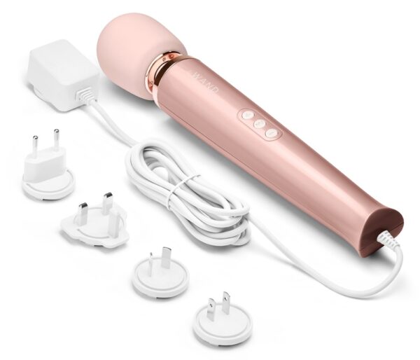 Wand Powerful Plug-In 34cm - Tête 62mm Rose Gold – Image 5