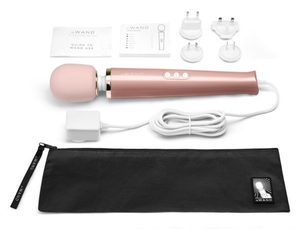 Wand Powerful Plug-In 34cm - Tête 62mm Rose Gold – Image 7