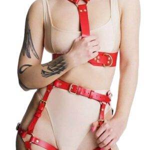 Harnais Entier Deliah Rouge